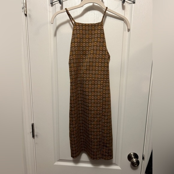 NWT ALTAR’D State Janee Dress Floral retro dress women’s S brown sleeveless 60s - Picture 3 of 16